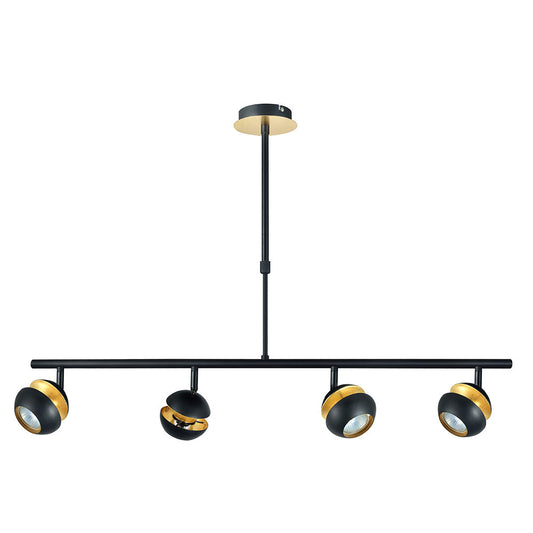 Lámpara Colgante Beethoven Negro y Oro Fabrilamp / Abrila 142054009