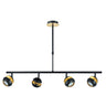 Lámpara Colgante Beethoven Negro y Oro Fabrilamp / Abrila 142054009