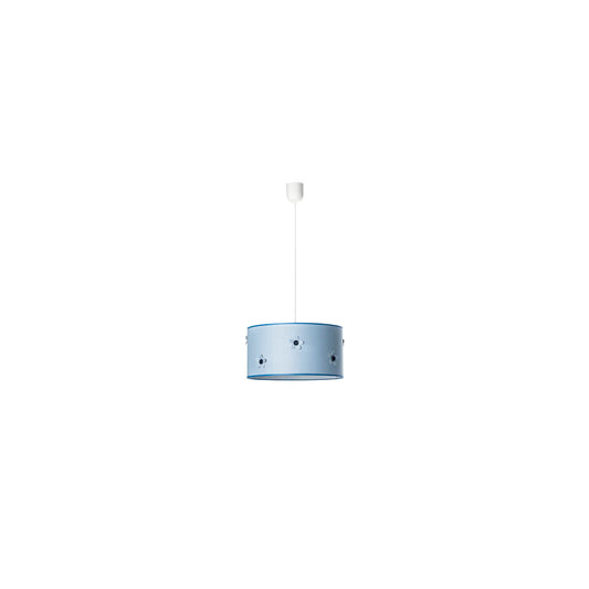 Colgante Boton Infantil Celeste Fabrilamp / Abrila para dormitorio (068993548)