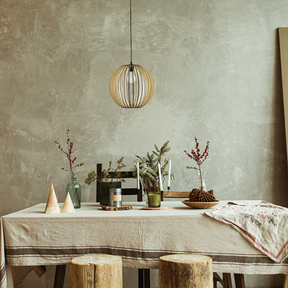 Lámpara colgante de diseño esférico ideal para salón o comedor