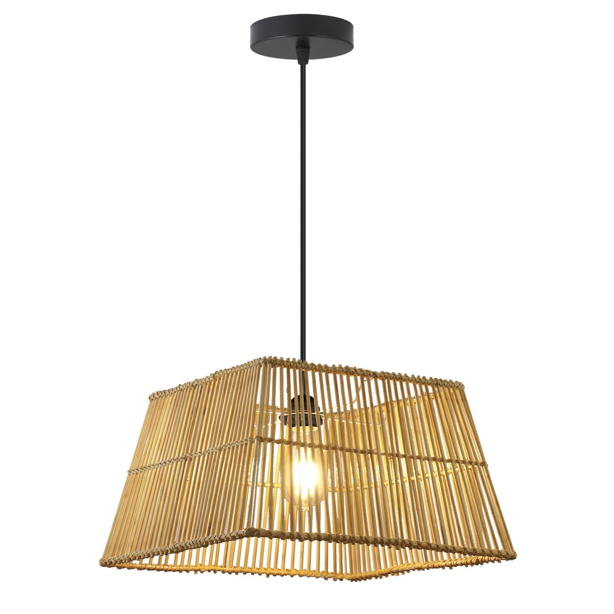 Colgante Cabanas Mimbre 11048 AJP / Alemar - luzguru.com