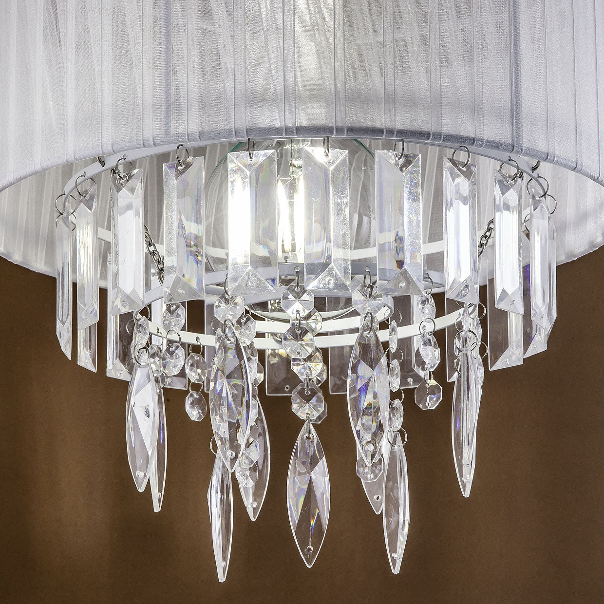 Colgante Capel Blanco AJP/Alemar (Ref. 10734): Dimensiones detalladas. Ilumina tu hogar con estilo y modernidad.  Compra ahora en luzguru.com
