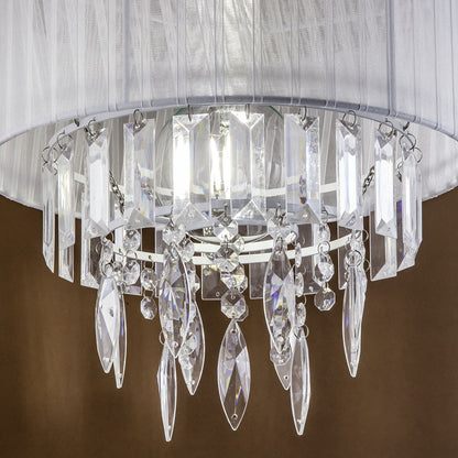 Colgante Capel Blanco AJP/Alemar (Ref. 10734): Dimensiones detalladas. Ilumina tu hogar con estilo y modernidad.  Compra ahora en luzguru.com
