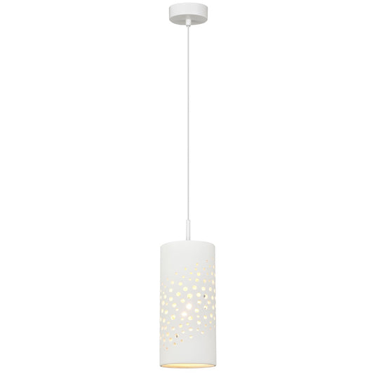 Lámpara Colgante Lava Cerámica Blanca Ø12 cm Alemar - vista principal | AJP / Alemar