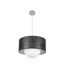 Lámpara Colgante Cosmico Fabrilamp / Abrila moderna en níquel y negro, referencia 194294009