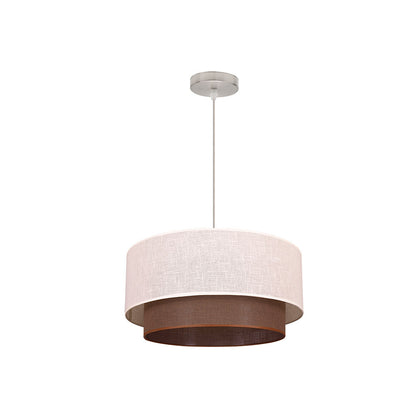 Colgante Clásico ALTEA Doble Fabrilamp / Abrila 2.810/50-BEIS/MARR