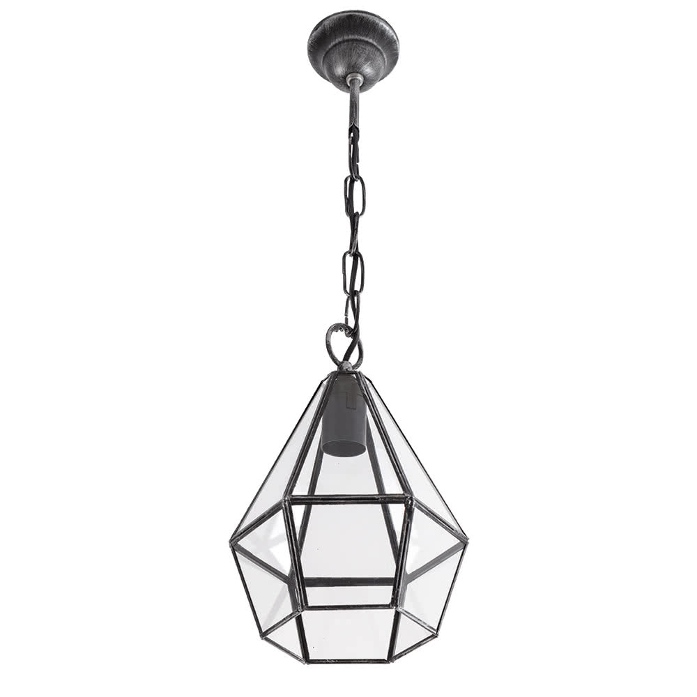 Colgante Rústico Ecija Plata Envejecida Fabrilamp / Abrila 075792010