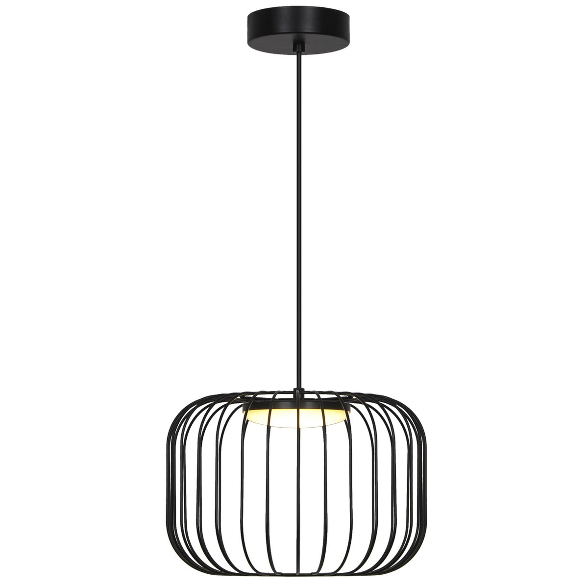 Lámpara Colgante LED Egon Negro 9W Metal AJP - vista principal | AJP / Alemar