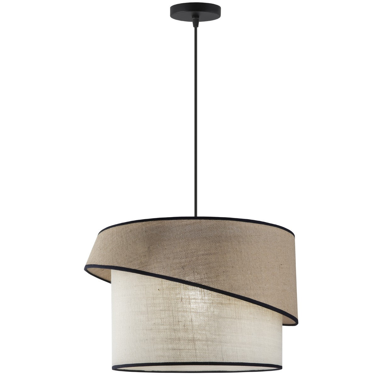 Colgante Elian Marrón Beige AJP / Alemar 11454 - luzguru.com