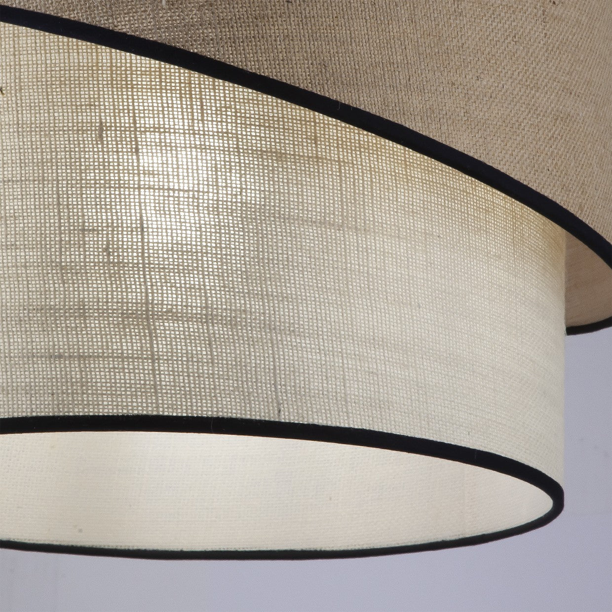 Colgante Elian Marrón-Beige AJP/Alemar (Ref. 11454): Dimensiones detalladas.  Elegancia moderna, envío rápido y garantía de calidad. LuzGuru.com
