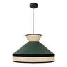 Colgante Fabrizio Moderno Natural y Verde Fabrilamp / Abrila 179995006