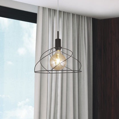 Medidas Colgante Farrel Negro AJP/Alemar Ref. 10998 - LuzGuru.com
