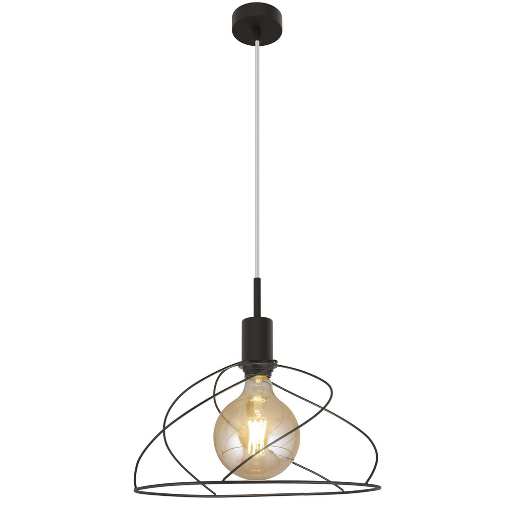 Colgante Farrel Negro AJP/Alemar (Ref. 10998) - Medidas: [inserta medidas aquí] - LuzGuru.com
