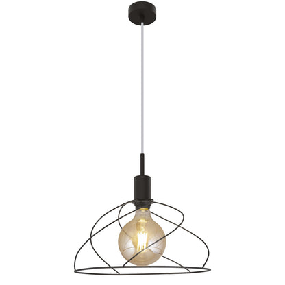 Colgante Farrel Negro AJP/Alemar (Ref. 10998) - Medidas: [inserta medidas aquí] - LuzGuru.com
