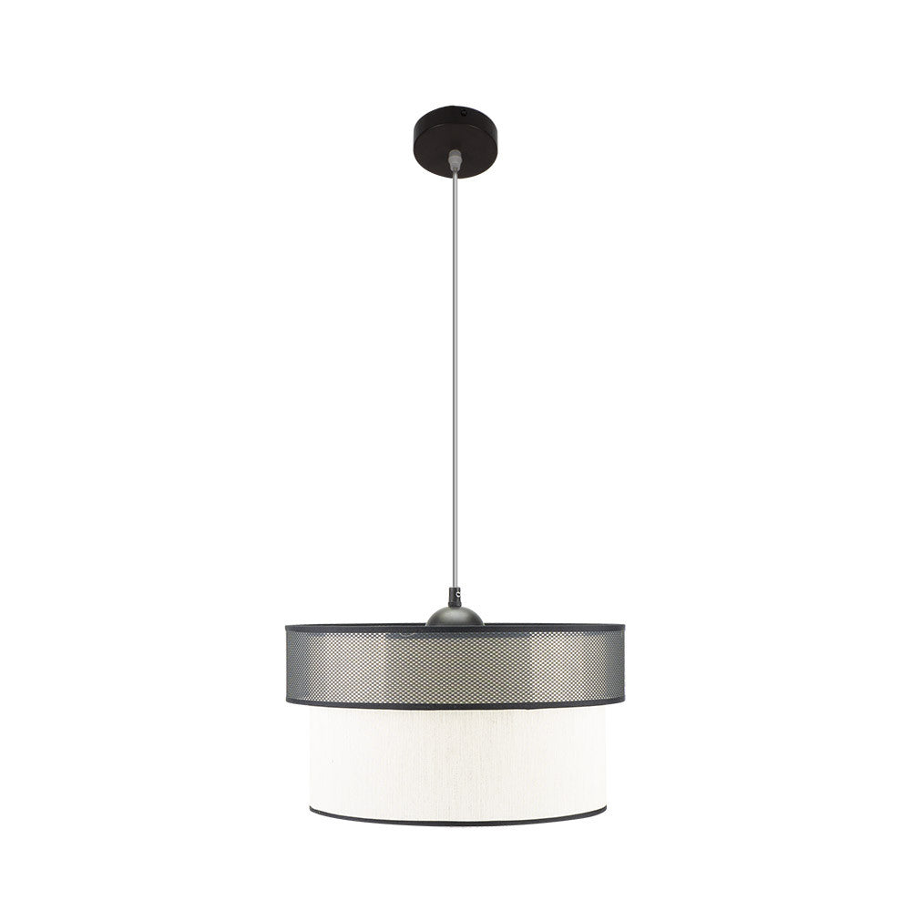 Colgante Moderno Felix Negro y Blanco Fabrilamp / Abrila 172994001