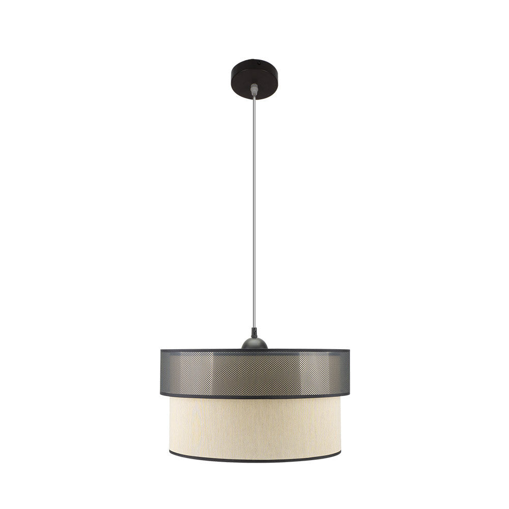 Colgante Felix Moderno Fabrilamp / Abrila 172994029, diseño negro y dorado.