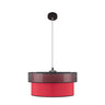 Colgante Felix Negro y Rojo Fabrilamp / Abrila 172995007