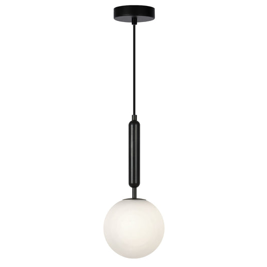Lámpara Colgante Ficus Negro Bola Opal G9 30W Alemar - vista principal | AJP / Alemar