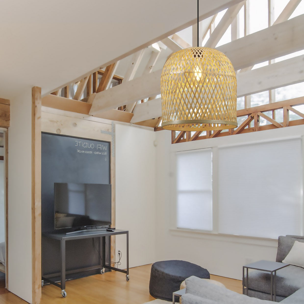 Medidas colgante Florian Rattan Natural AJP/Alemar Ref. 11050 - LuzGuru.com
