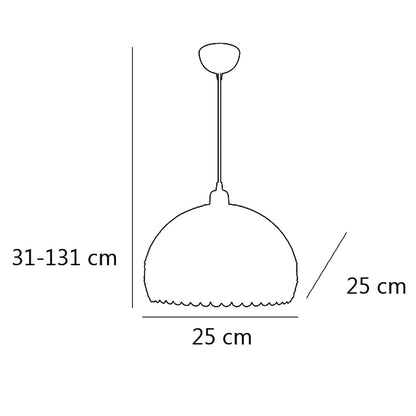 Colgante Gema Cromado AJP / Alemar 10275 - luzguru.com