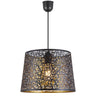 AJP Alemar 10824 - Colgante Grasse Negro-Oro - luzguru.com