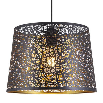 Colgante Grasse Negro-Oro AJP/Alemar Ref. 10824 - Medidas: [Insertar medidas aquí]
