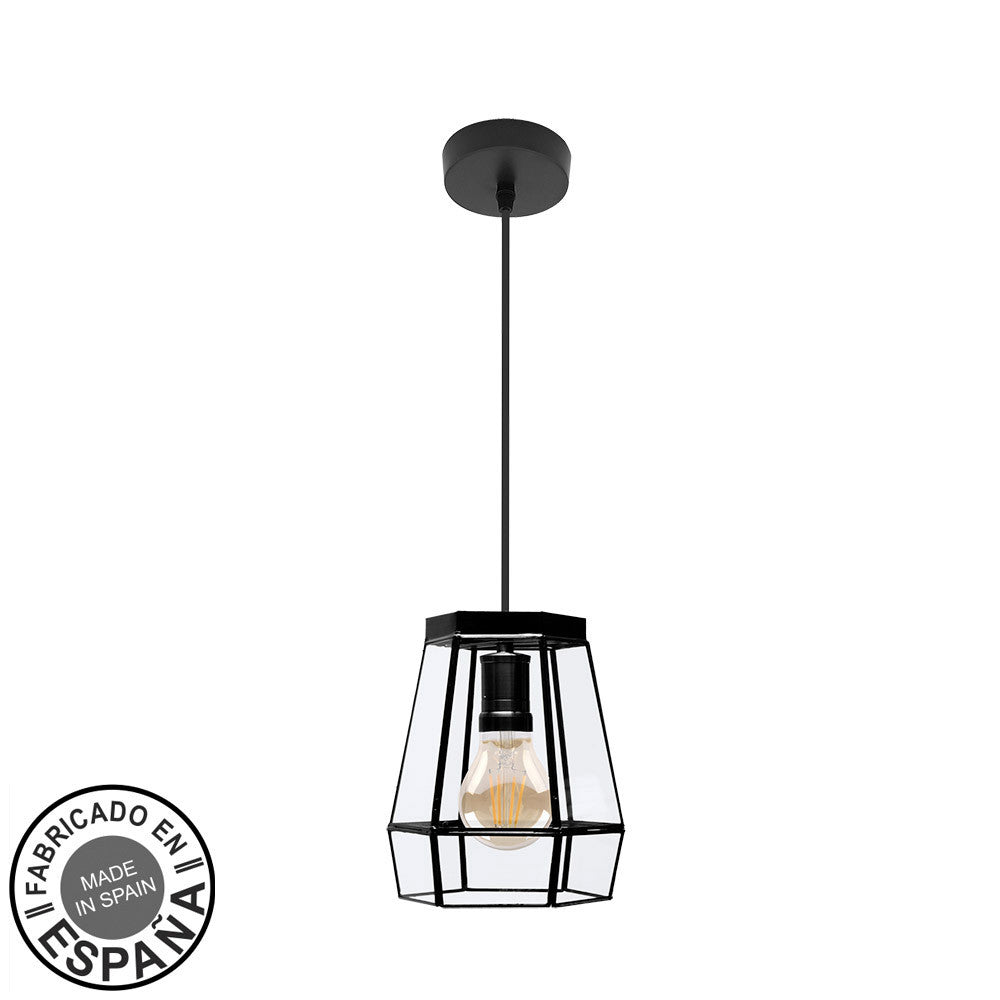 Colgante Guia vintage negro Fabrilamp / Abrila referencia 221091809