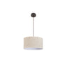 Colgante Happy Moderno Fabrilamp / Abrila 176394015, lámpara colgante marrón y beige
