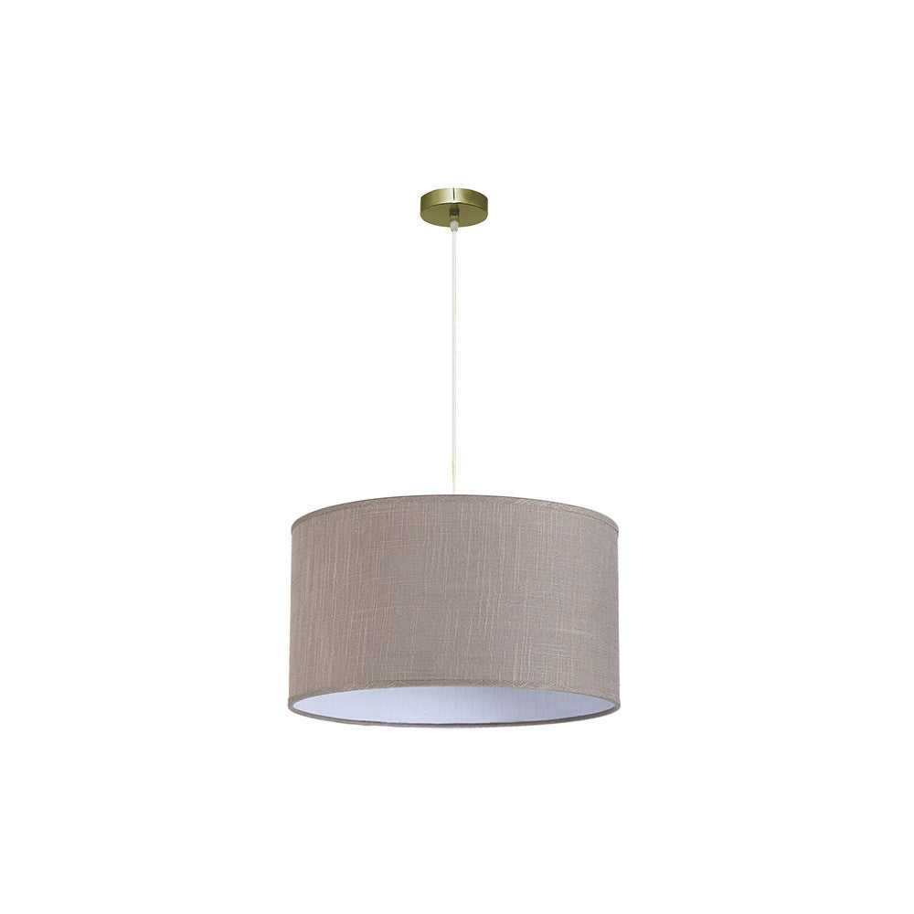 Colgante Happy moderno textil y cuero Fabrilamp / Abrila ref. 176395028