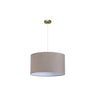 Colgante Happy moderno textil y cuero Fabrilamp / Abrila ref. 176395028