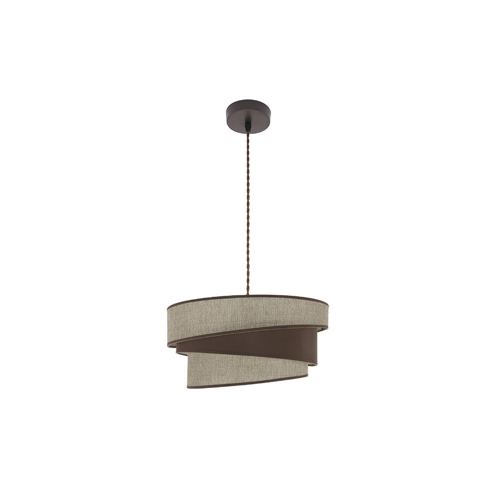 Colgante moderno marrón Hara Fabrilamp / Abrila, referencia 179894002