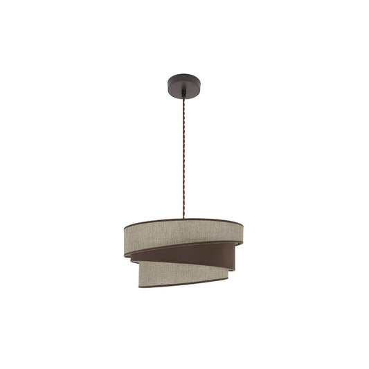 Colgante moderno marrón Hara Fabrilamp / Abrila, referencia 179894002