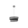 Colgante Hara Níquel Gris Moderno Fabrilamp / Abrila 179894028