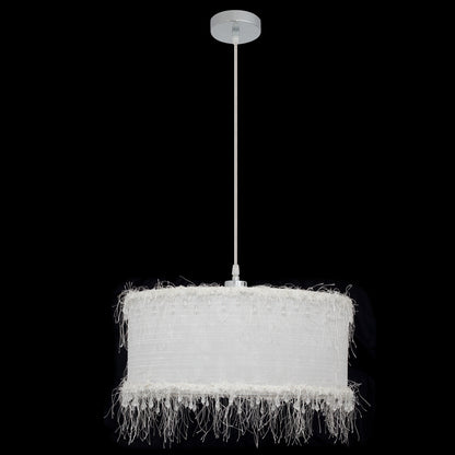 Colgante Hilos fabricado en Textil color Blanco