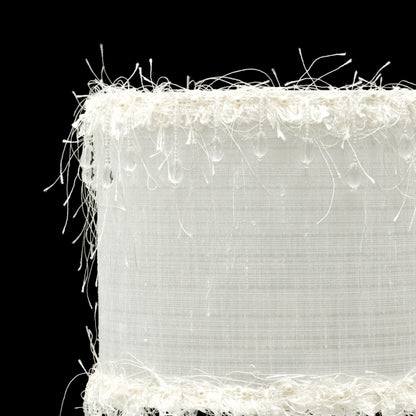 Lámpara Colgante Hilos 40 cm Pantalla Textil Blanca Fabrilamp - imagen 3 | Fabrilamp / Abrila