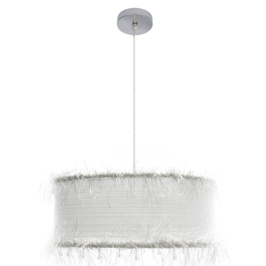 Colgante Hilos Textil Blanco Vintage Fabrilamp / Abrila 117595001