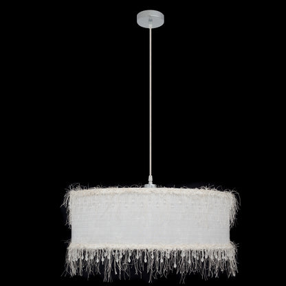 Colgante Hilos fabricado en Textil color Blanco