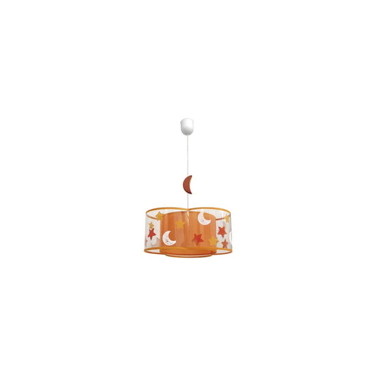 Colgante Infantil Astros Naranja Fabrilamp / Abrila Ref. 039593504