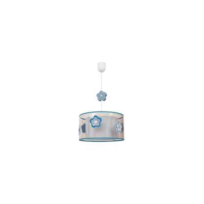 Colgante Infantil Flor Celeste Fabrilamp / Abrila 044193048