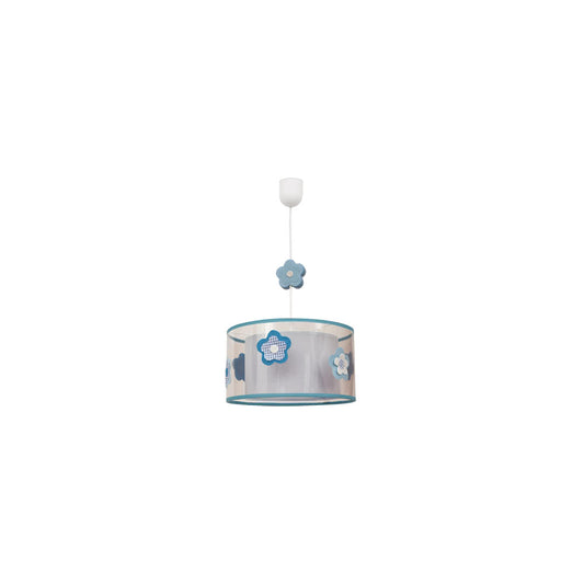 Colgante Infantil Flor Celeste Fabrilamp / Abrila 044193048