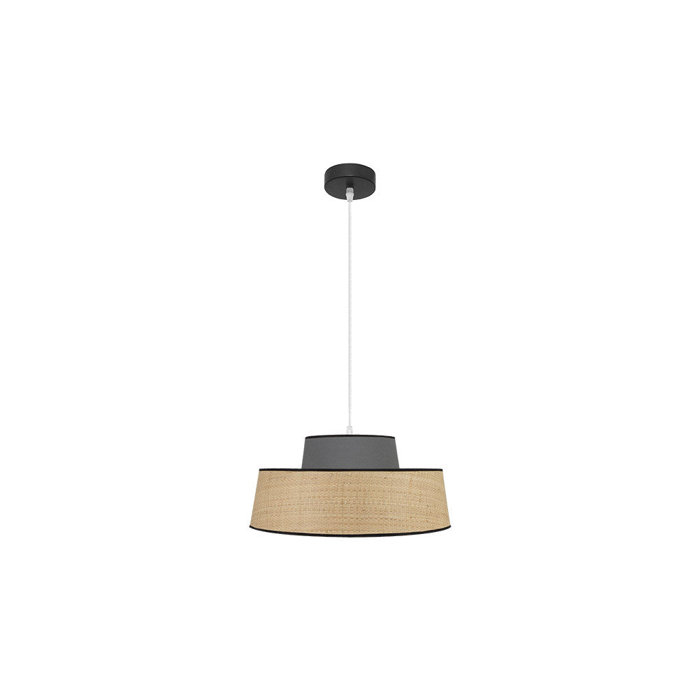 Colgante Jia Natural/Gris Moderno Fabrilamp / Abrila 177794028