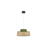 Colgante Jia Natural y Verde Fabrilamp / Abrila 177794006, diseño moderno y elegante