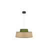Colgante Jia Natural/Verde Moderno Fabrilamp / Abrila ref. 177795006
