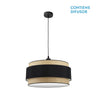 Colgante Kandy Nature Negro Fabrilamp / Abrila 174296009