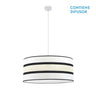 Colgante Karla Nature Blanco y Beis Fabrilamp / Abrila 171296001