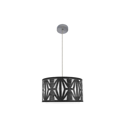Colgante Katerina Diseño Calado Madera Negra Fabrilamp / Abrila 177994009