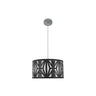 Colgante Katerina Diseño Calado Madera Negra Fabrilamp / Abrila 177994009