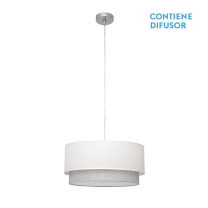 Colgante Nature Kenya Fabrilamp / Abrila 111094001 para salón y comedor
