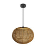 Colgante Nature Kepa Negro/Natural Rattan Fabrilamp / Abrila