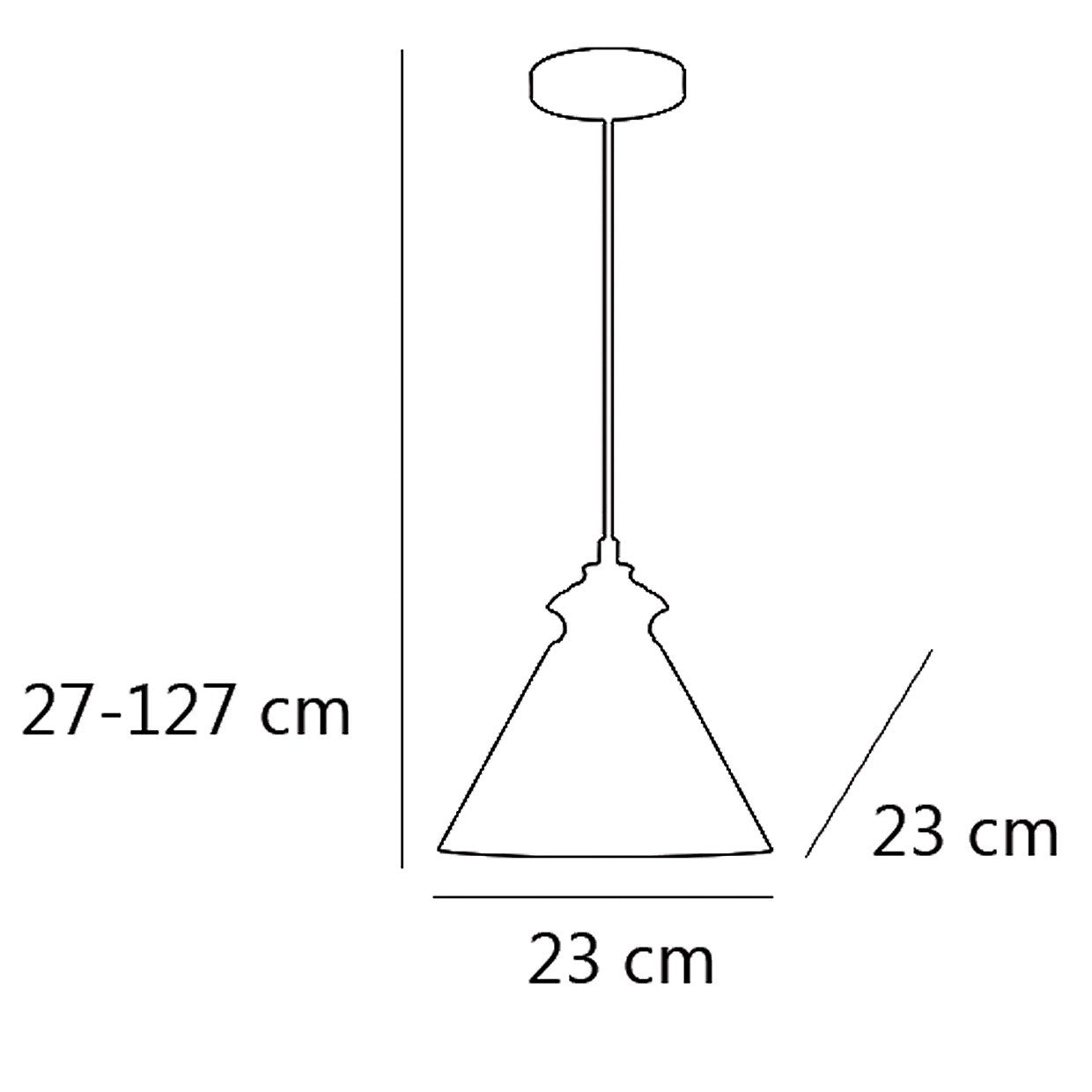 Colgante Keta AJP/Alemar (Ref. 10203): Descubre sus elegantes dimensiones y disfruta de su moderna iluminación.  Luzguru.com
